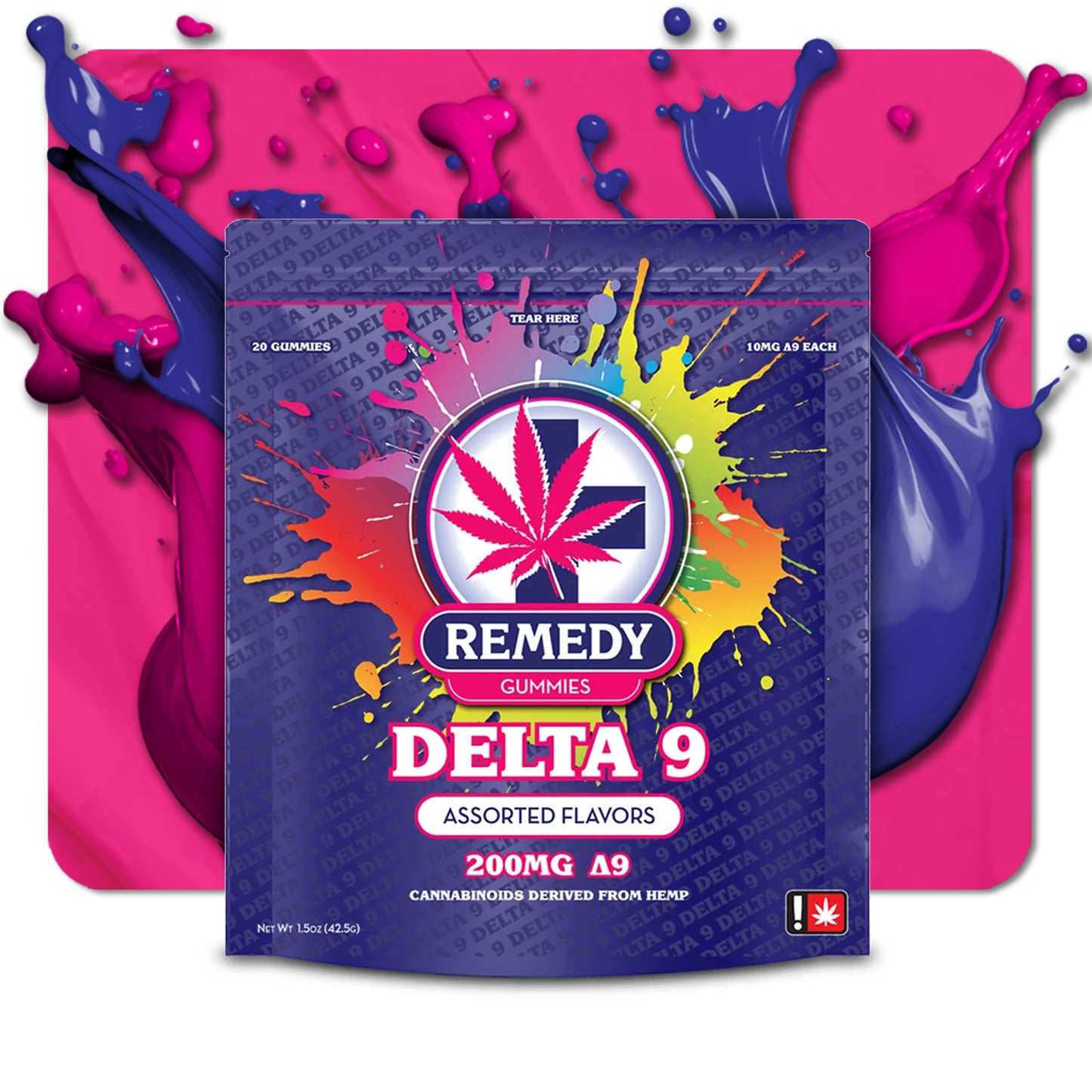 Delta 9 THC Gummies Assorted 200mg