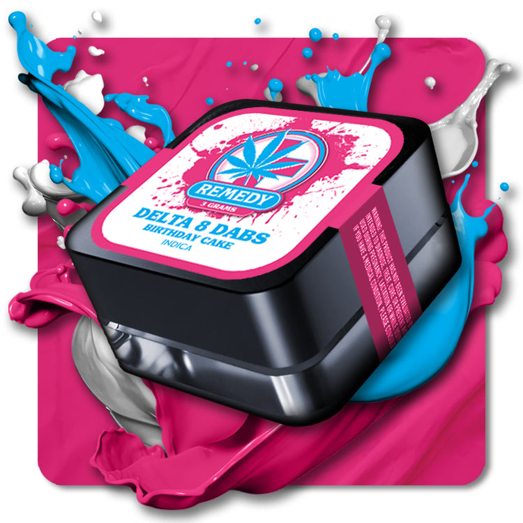 Delta 8 Dabs Birthday Cake - 3 Grams