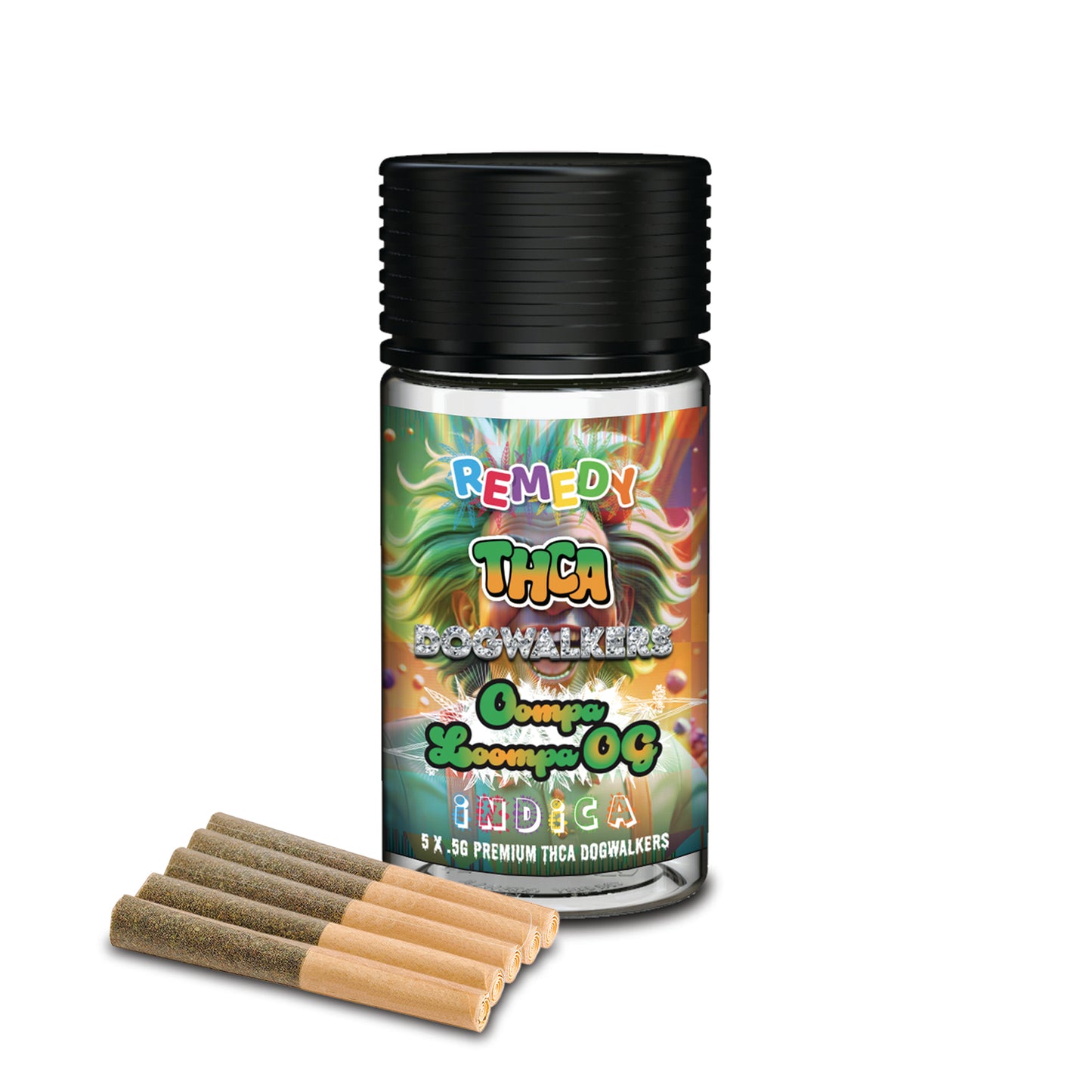 Oompa Loompa THCa .5g DogWalker PreRolls 5-Pack