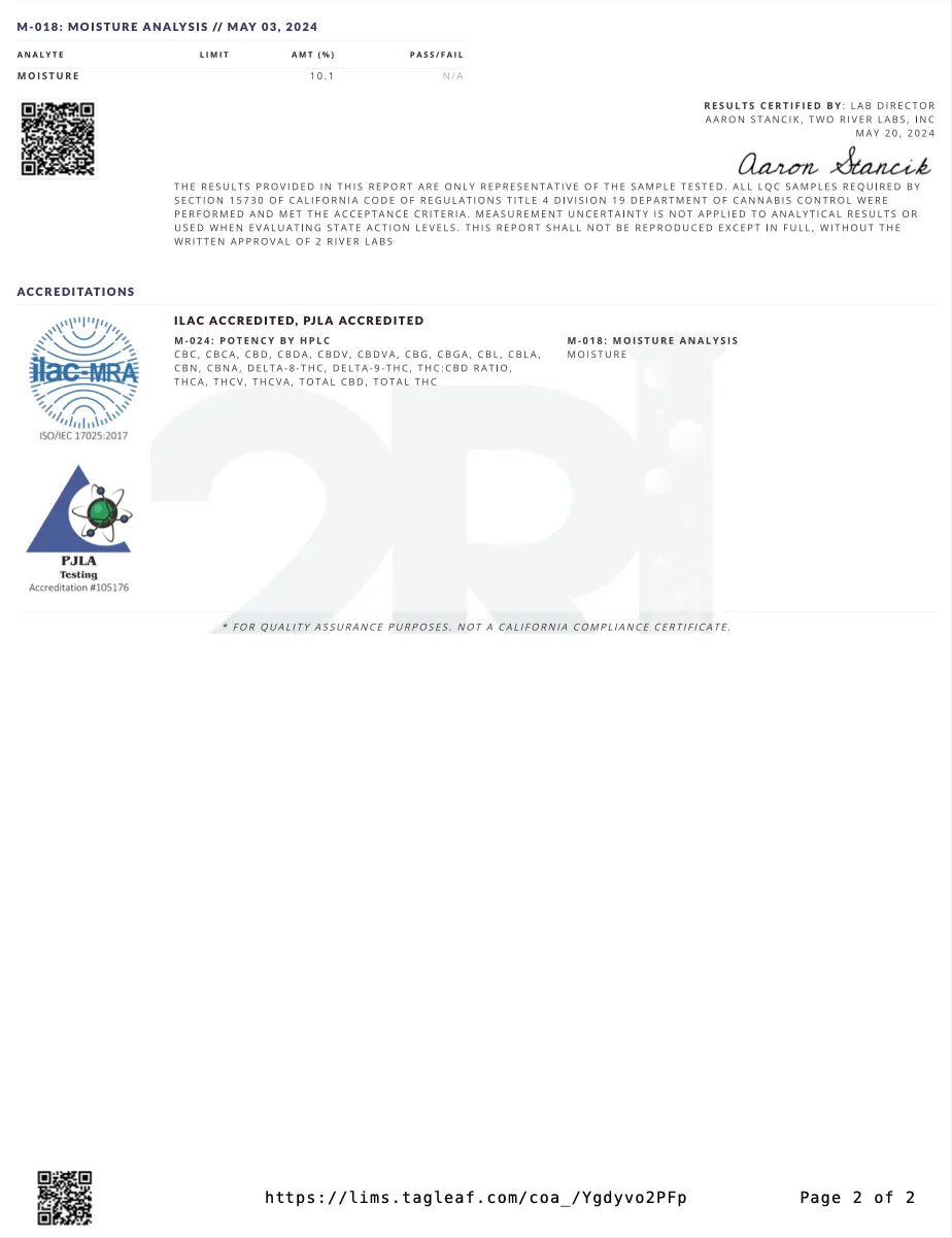 9 Pound Hammer THCa 1g PreRolls 50-Pack