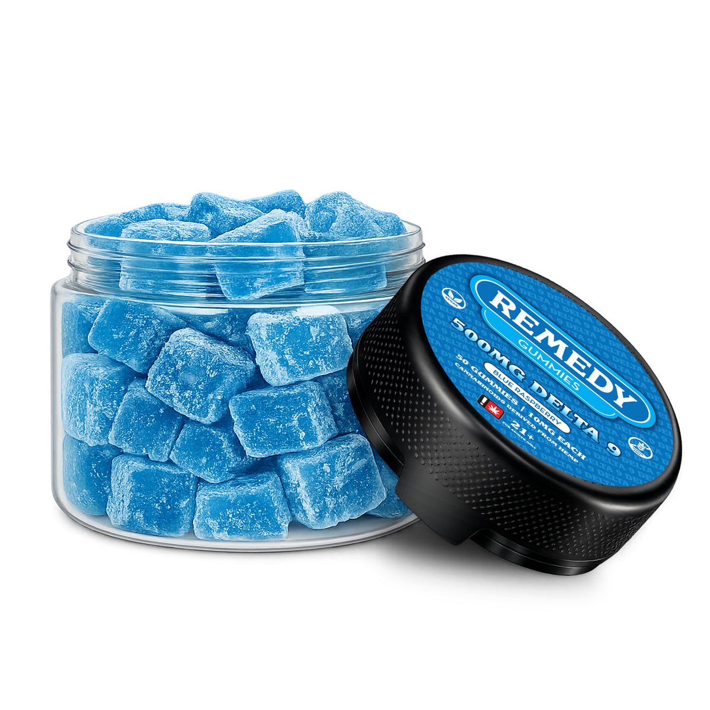 Blue Raspberry Delta 9 500mg Gummies