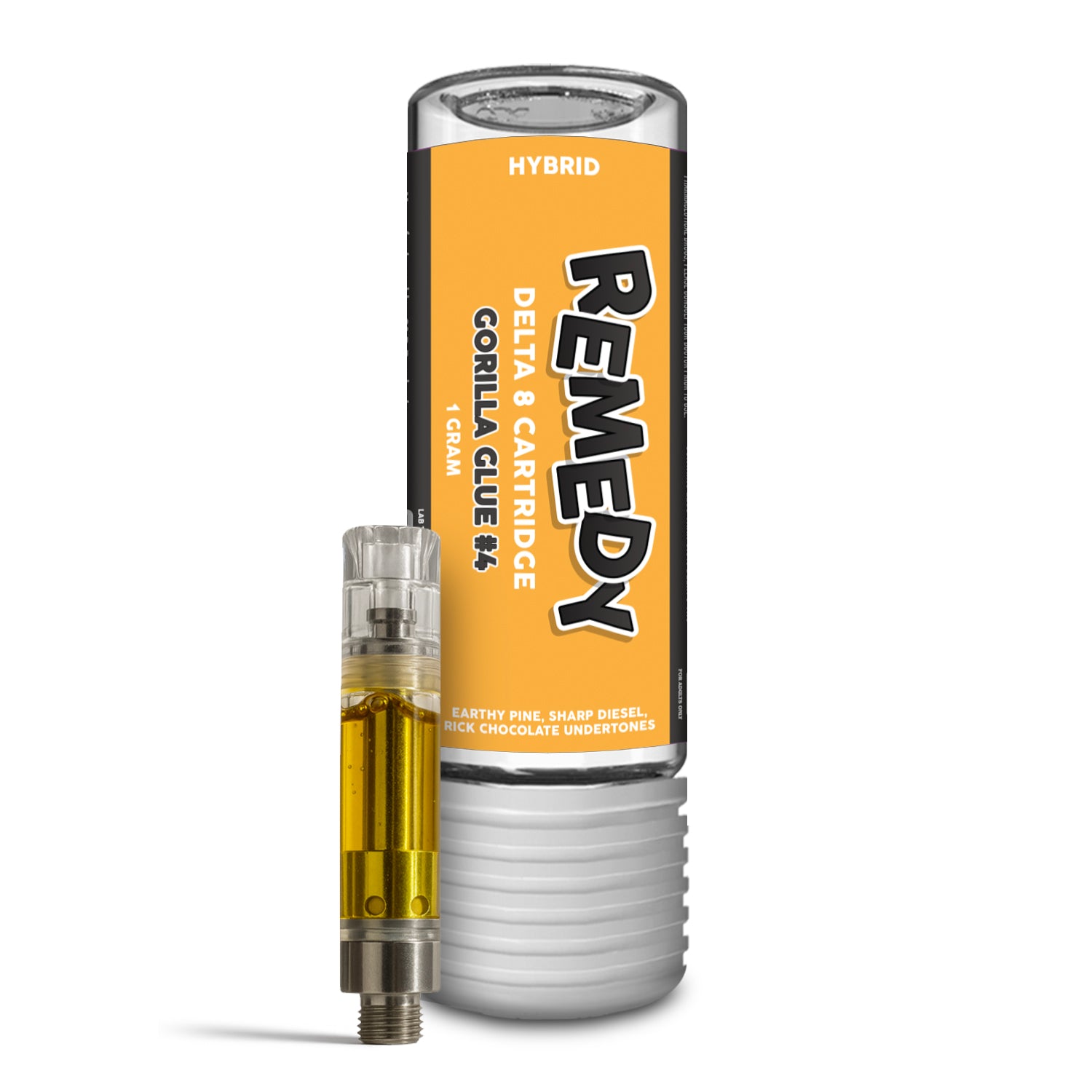 Gorilla Glue #4 Delta 8 1g Cart | Remedy Premium Hemp Gorilla Glue #4 Delta 8 1g Cart | Remedy Premium Hemp
