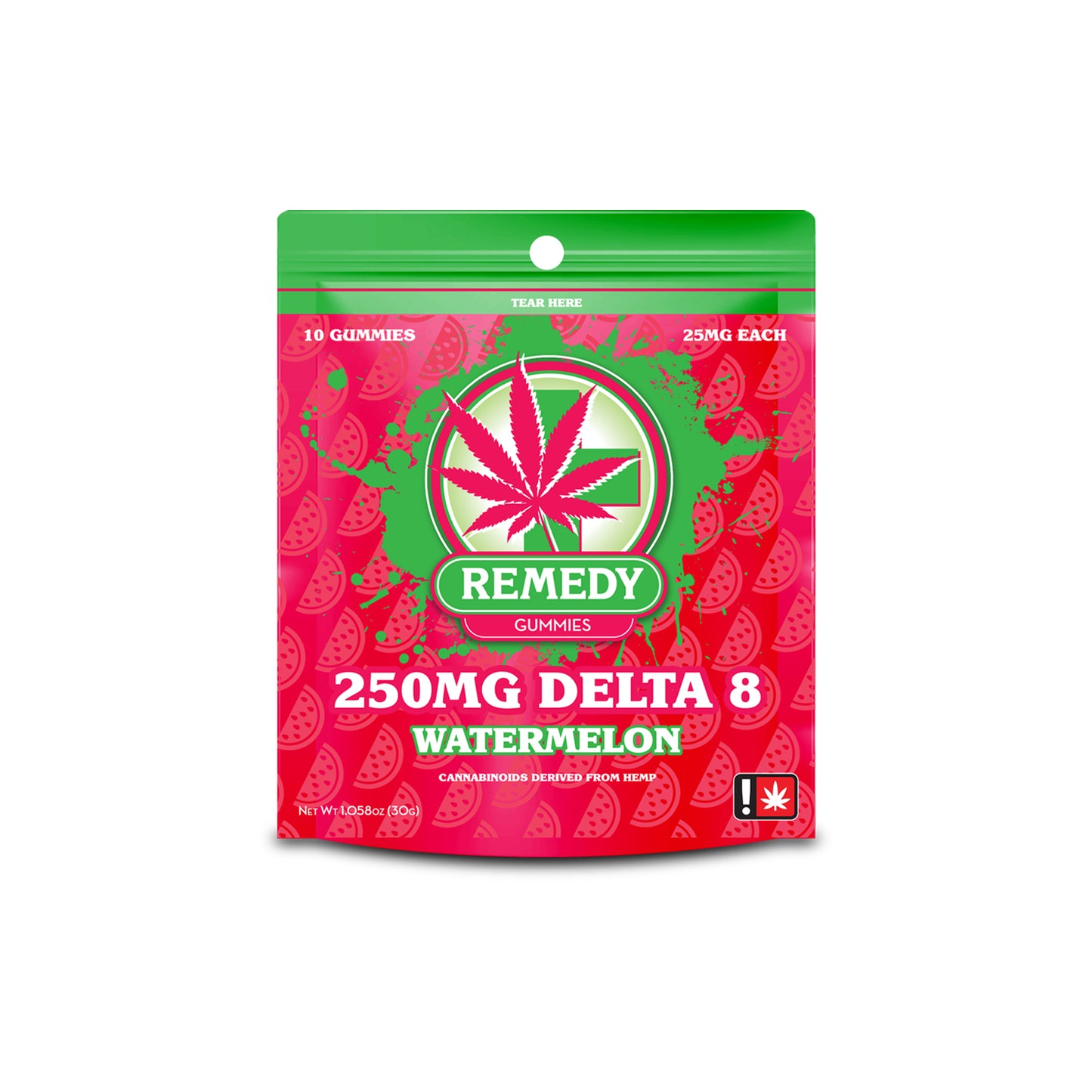 Delta 8 THC Gummies Watermelon 250mg