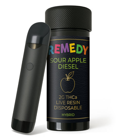 Sour Apple Diesel THCa Live Resin 2g Disposable