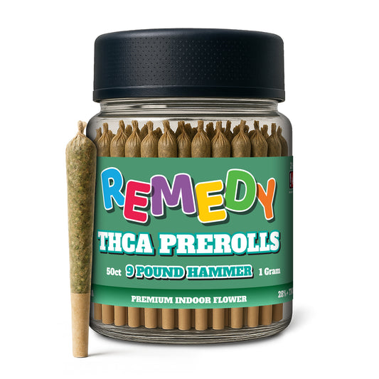 THC-A Pre-Rolls Joints 50 Pack - 9 Pound Hammer