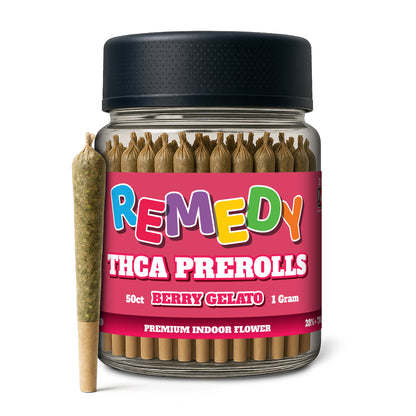 THC-A Pre-Rolls Joints 50 Pack - Berry Gelato