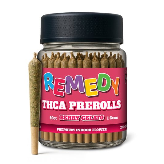 THC-A Pre-Rolls Joints 50 Pack - Berry Gelato