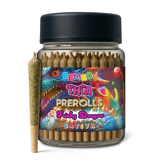 THC-A Pre-Rolls Joints 50 Pack - Frisky Dragon