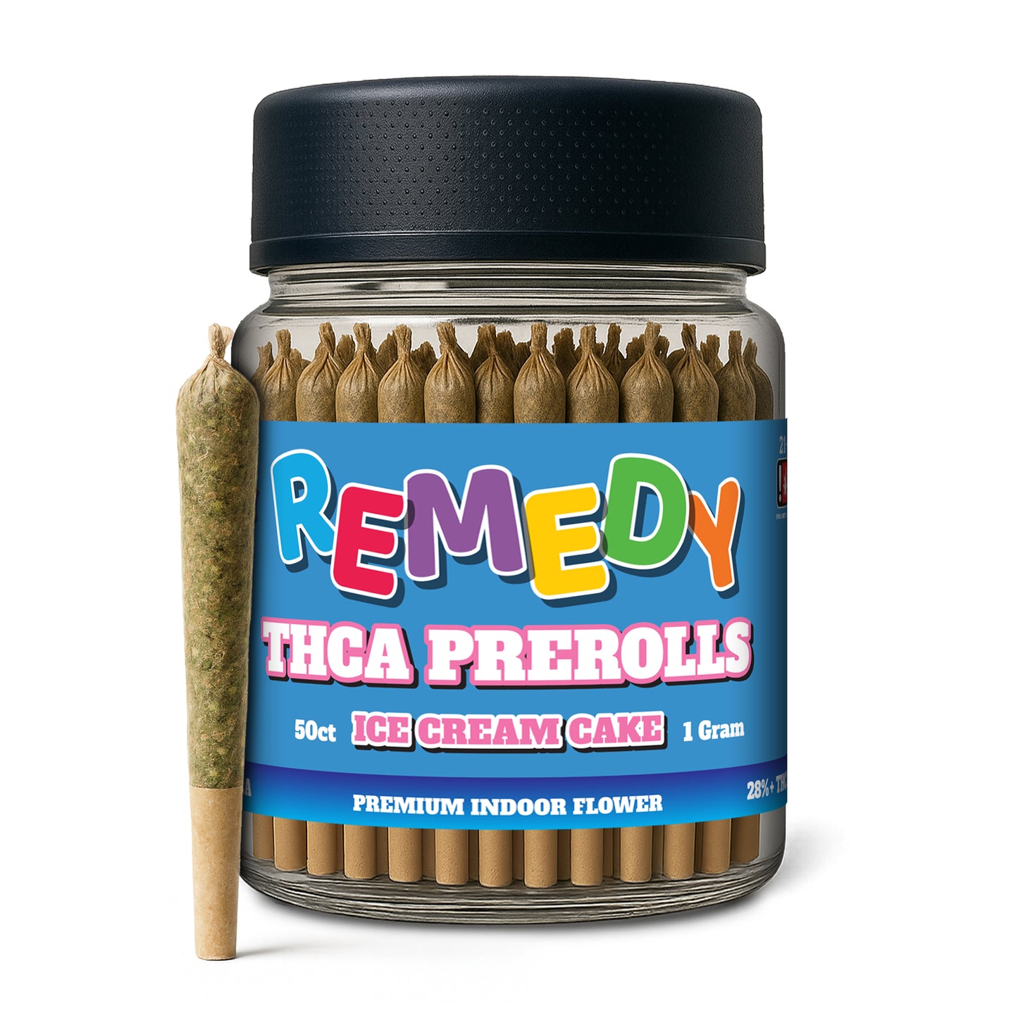 THC-A Pre-Rolls Joints 50 Pack - Ice Cream Cake