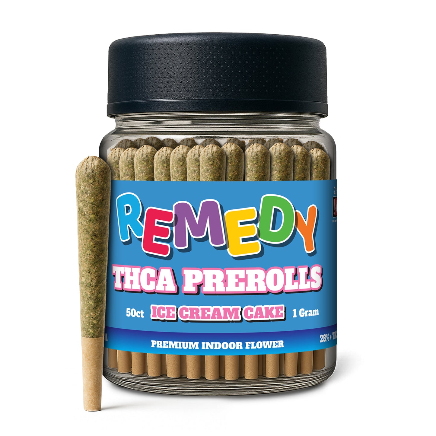 Ice Cream Cake THCa 1g PreRolls 50-Pack