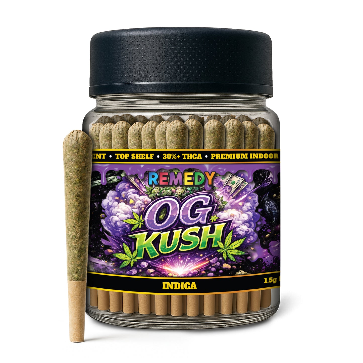 OG Kush THCa 1.5g PreRolls 50-Pack