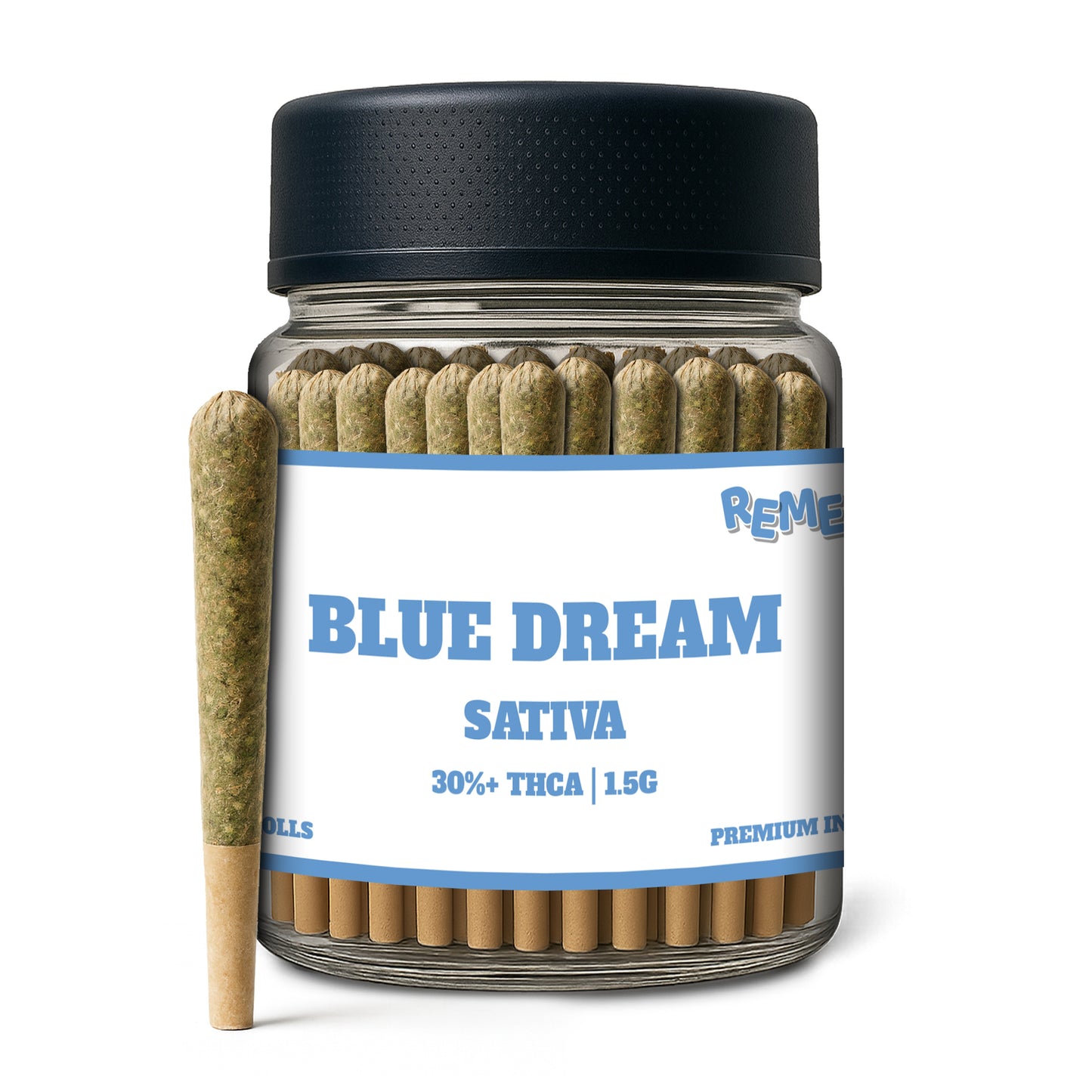 Blue Dream THCa 1.5g PreRolls 50-Pack