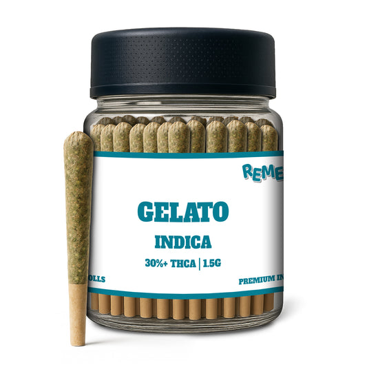 Gelato THCa 1.5g PreRolls 50-Pack