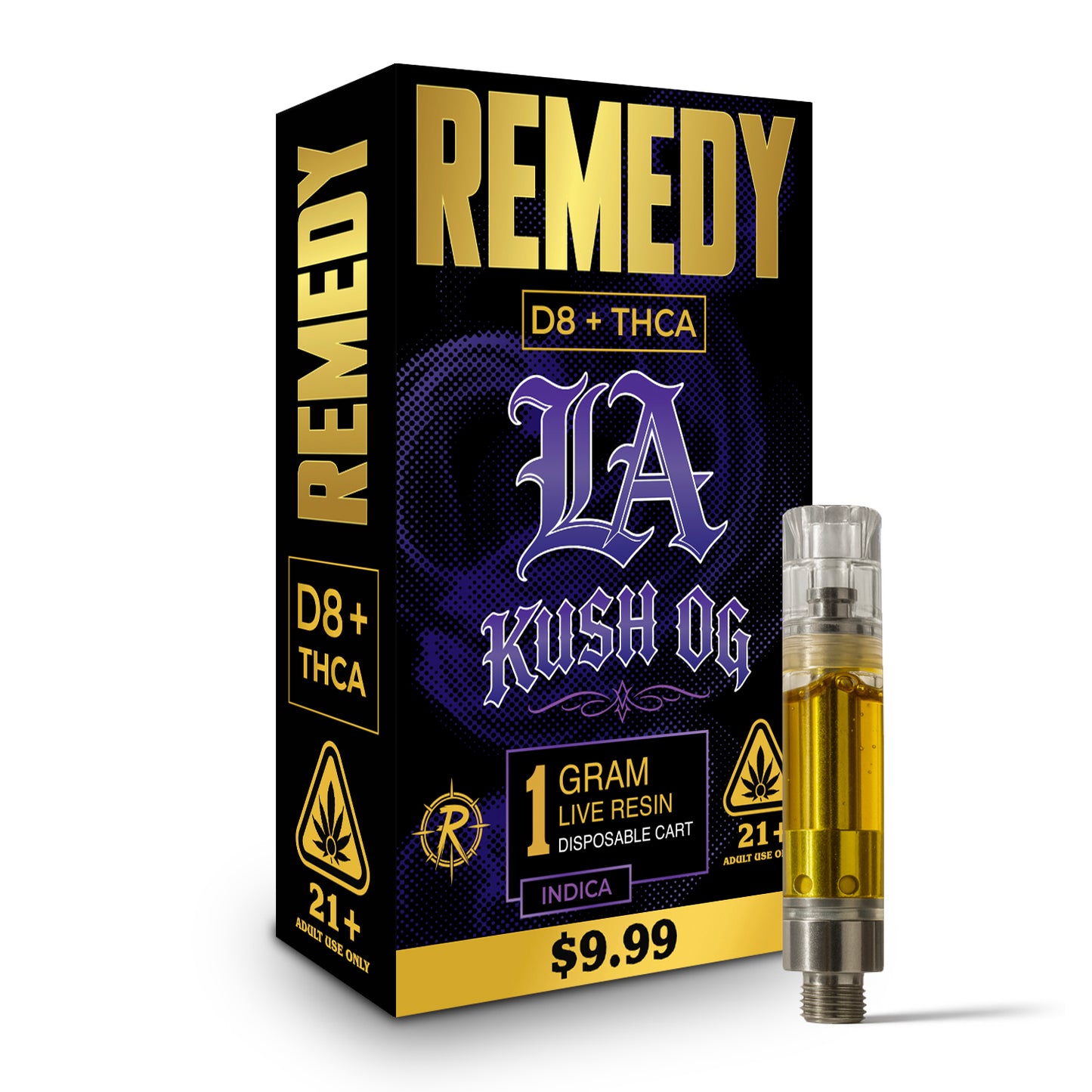 LA Kush OG THCa + D8 1g Cart