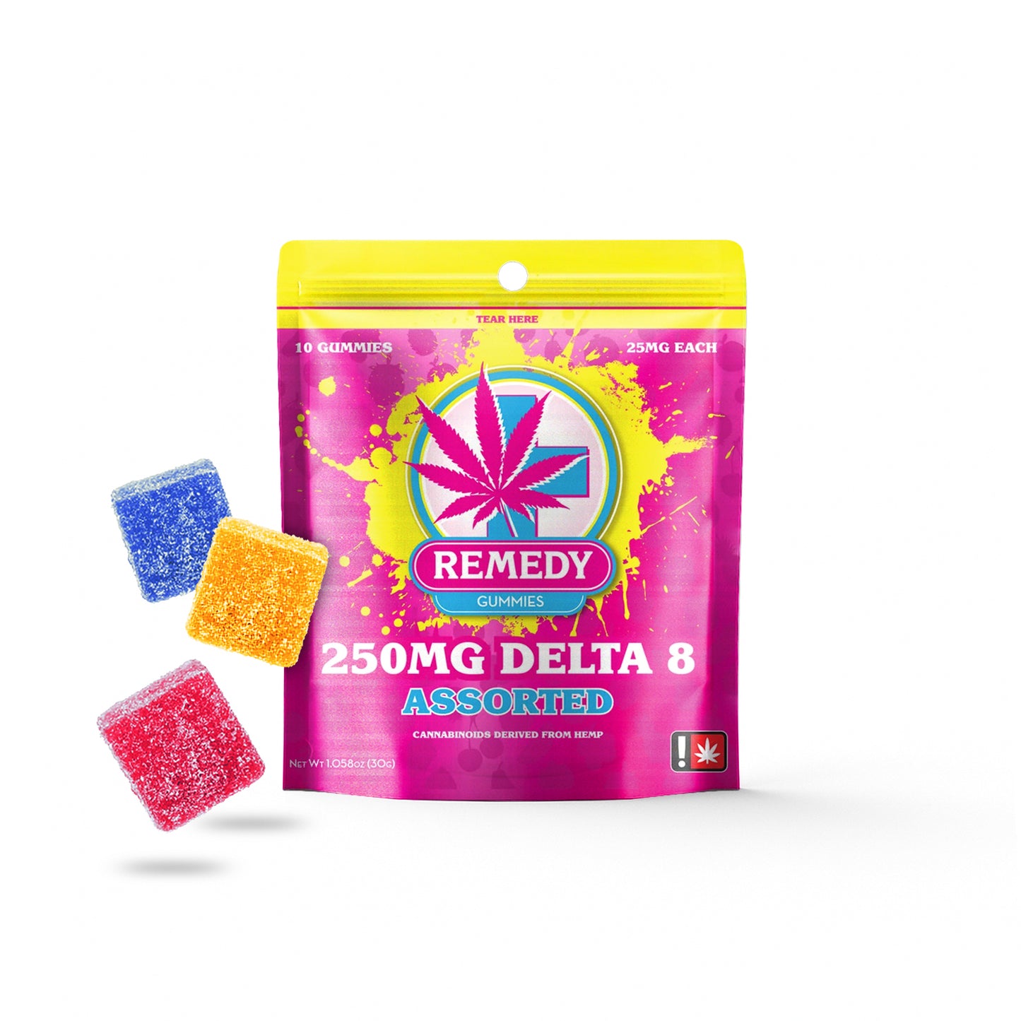 Delta 8 THC Gummies Assorted 250mg