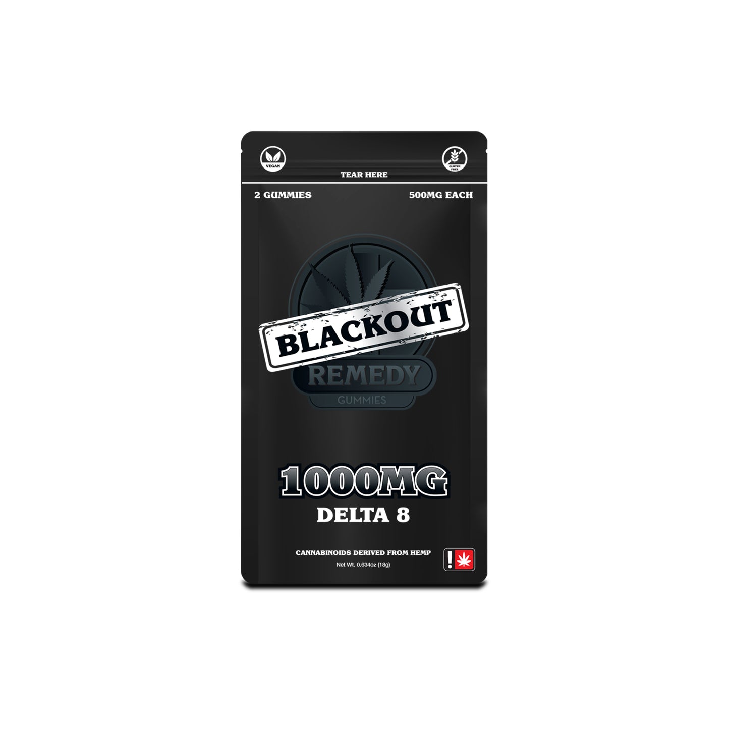 Blackout Gummies 1,000mg/2ct - Delta 8