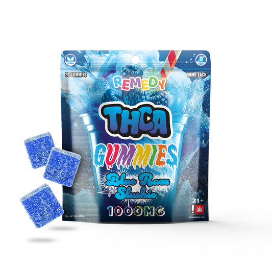 THC-A Gummies Blue Razz Slushie 1000mg