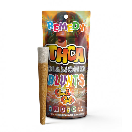 THC-A Pre-Rolls Diamond Blunts 2 Pack - God's Gift