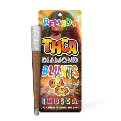 THC-A Pre-Rolls Diamond Blunts 2 Pack - God's Gift