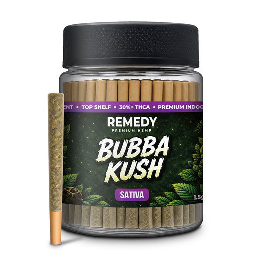 Bubba Kush THCa 1.5g PreRolls 50-Pack