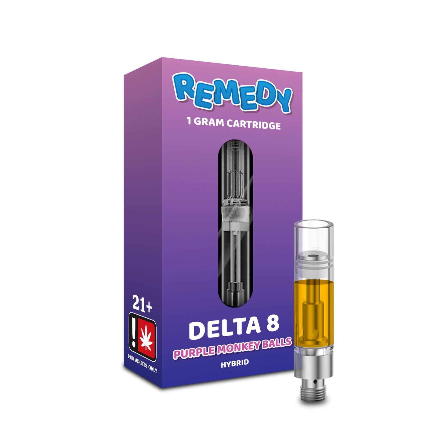 Delta 8 THC Cart Purple Monkey Balls