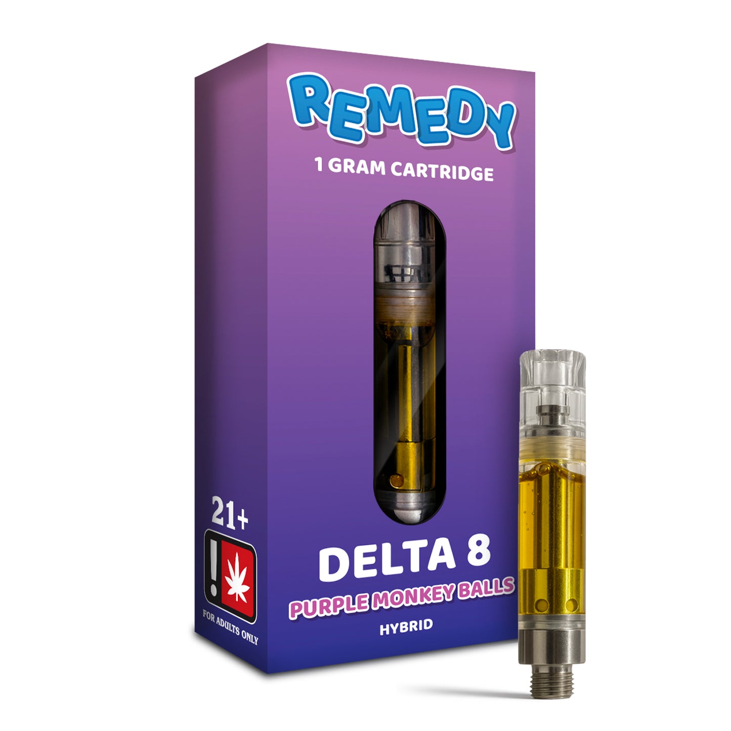 Purple Monkey Balls Delta 8 1g Cart