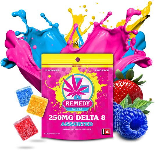 Delta 8 THC Gummies Assorted 250mg