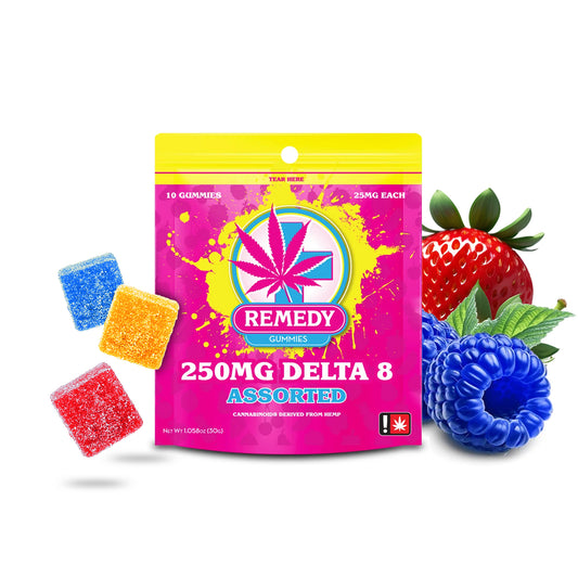 Delta 8 THC Gummies Assorted 250mg