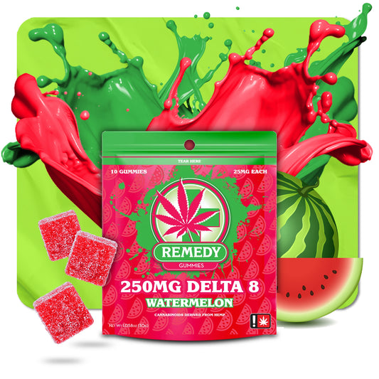 Delta 8 THC Watermelon Gummies 250mg