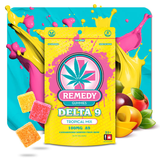 Delta 9 THC Tropical Mix Gummies 100mg