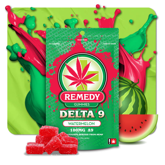 Delta 9 THC Watermelon Gummies 100mg