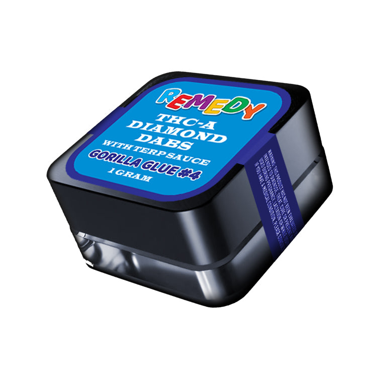 Gorilla Glue #4 THCa 1g Diamond Dabs with Terp Sauce