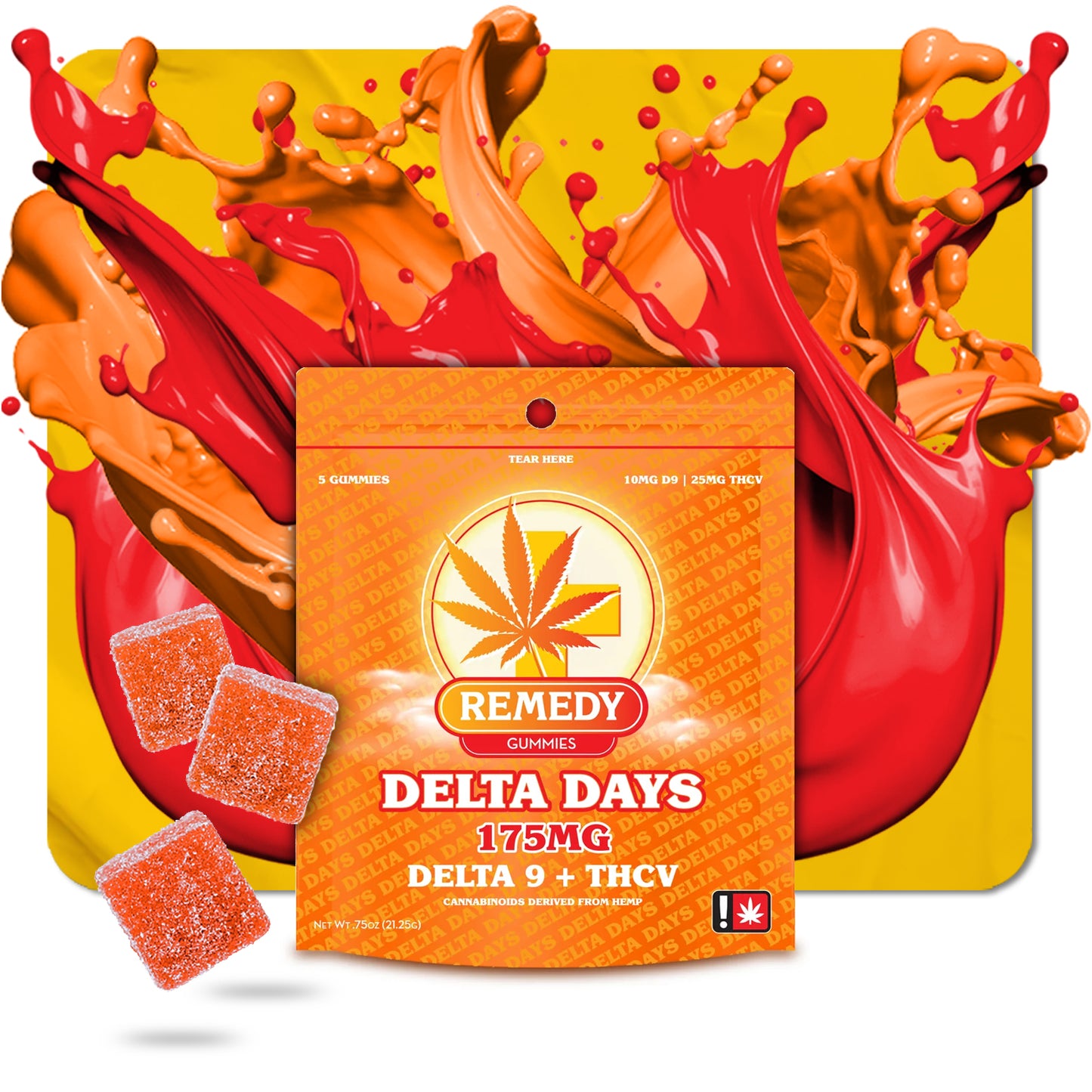 Delta Days Gummies 175mg/5ct - Delta 9 + THCV