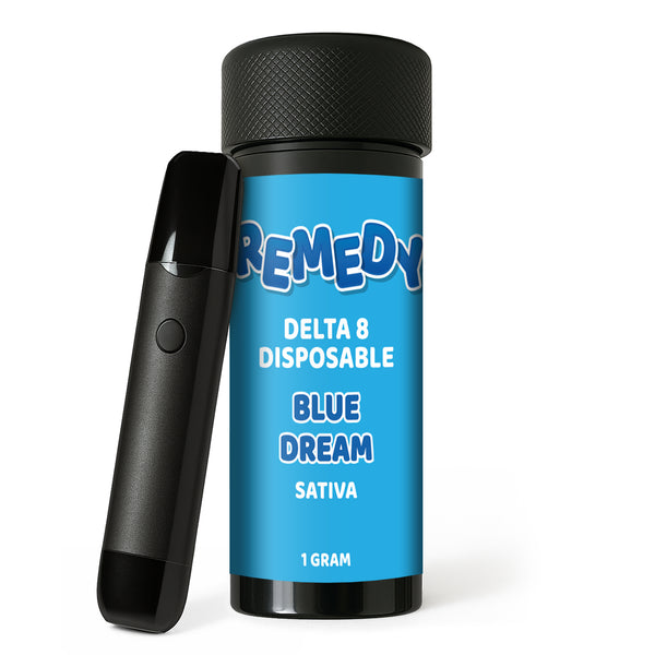 Delta 8 Disposable Blue Dream Vape | Remedy Premium Hemp Delta 8 Disposable Blue Dream Vape | Remedy Premium Hemp