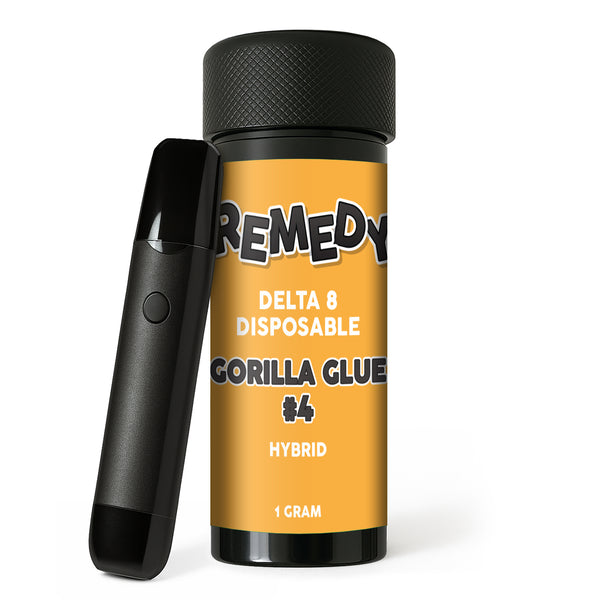 Gorilla Glue #4 Delta 8 1g Disposable | Remedy Premium Hemp