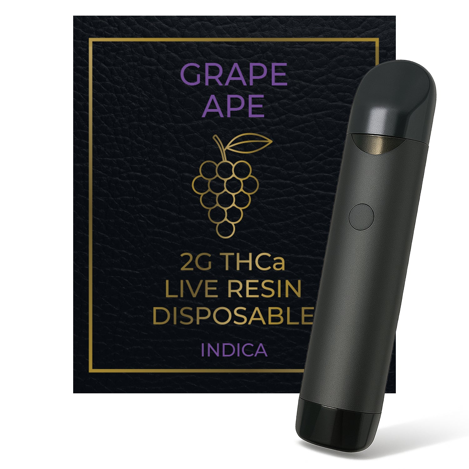 Grape Ape THCa Live Resin 2g Disposable | Remedy Premium Hemp Grape Ape THCa Live Resin 2g Disposable | Remedy Premium Hemp