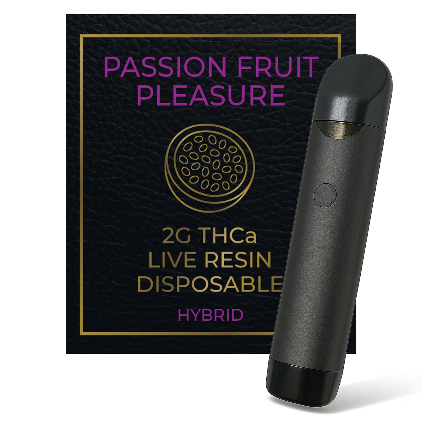 Passion Fruit Pleasure THCa Live Resin 2g Disposable