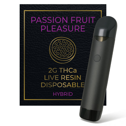 Passion Fruit Pleasure THCa Live Resin 2g Disposable
