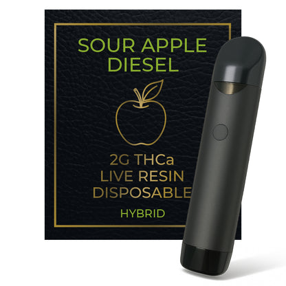 Sour Apple Diesel THCa Live Resin 2g Disposable