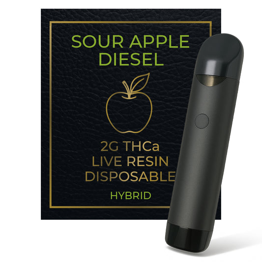 Sour Apple Diesel THCa Live Resin 2g Disposable
