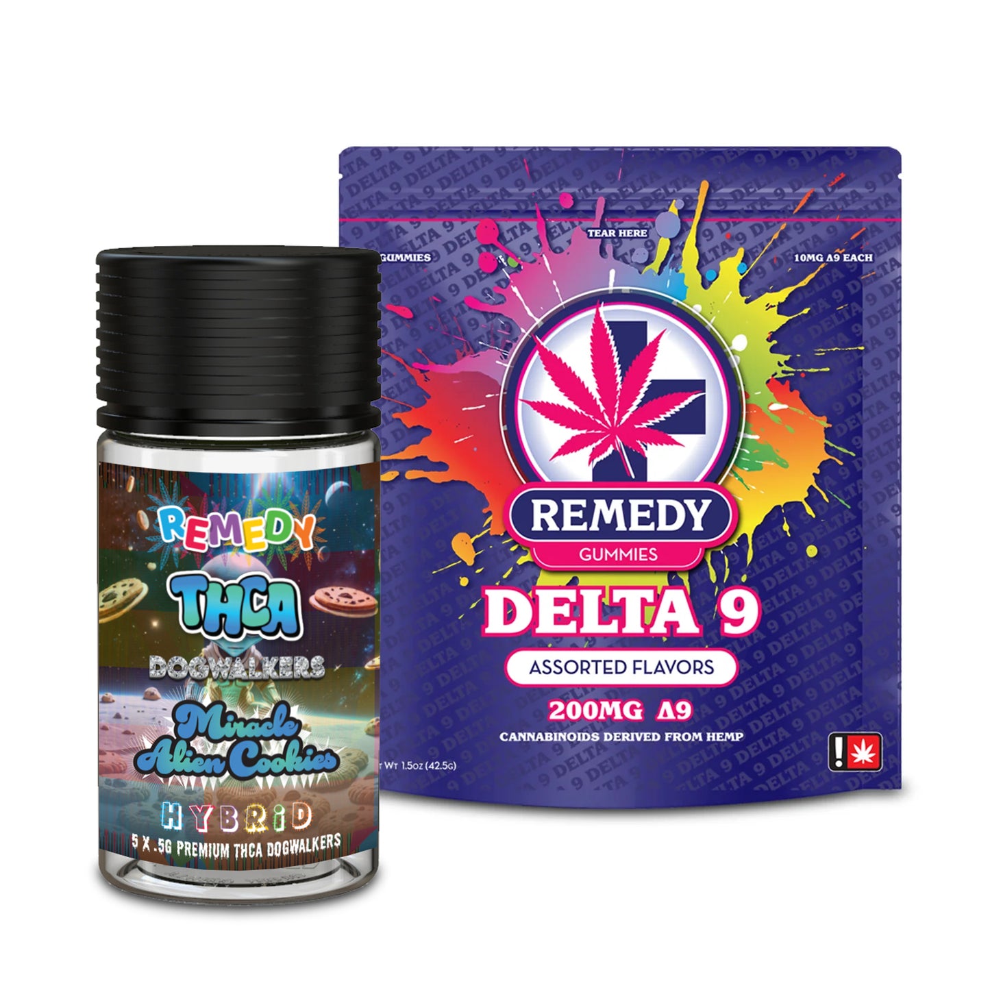 Buy Delta 9 200mg Gummies Get Miracle Alien Cookies THCA Dog Walkers For $10.00