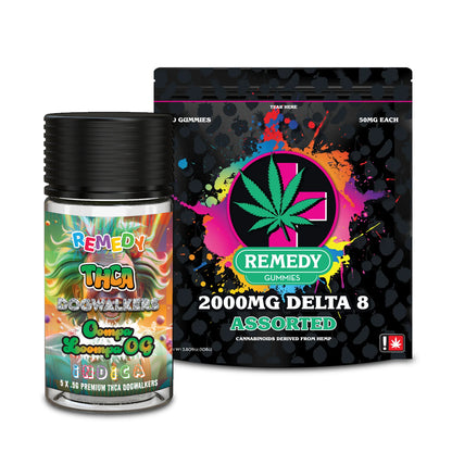 Buy 2 Delta 8 2000mg Gummy Bags Get Oompa Loompa THCA Dog Walkers FREE