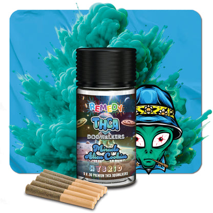 THC-A Dog Walker Pre-Rolls 5 Pack - Miracle Alien Cookies