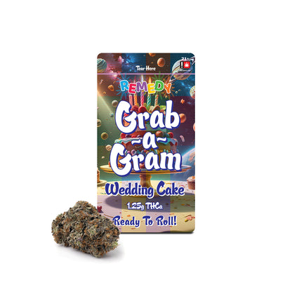 THCA Grab-a-Gram 1.25g Flower - Wedding Cake