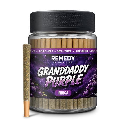 Granddaddy Purple THCa 1.5g PreRolls 50-Pack
