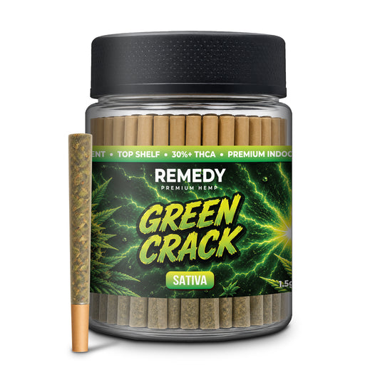 Green Crack THCa 1.5g PreRolls 50-Pack