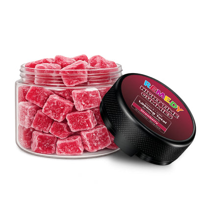 Night-Time Strawberry Delta 9 + CBN 1,050mg Gummies