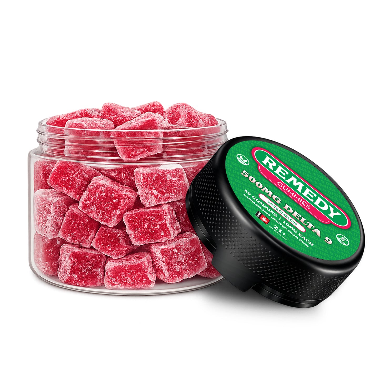 Watermelon Delta 9 500mg Gummies
