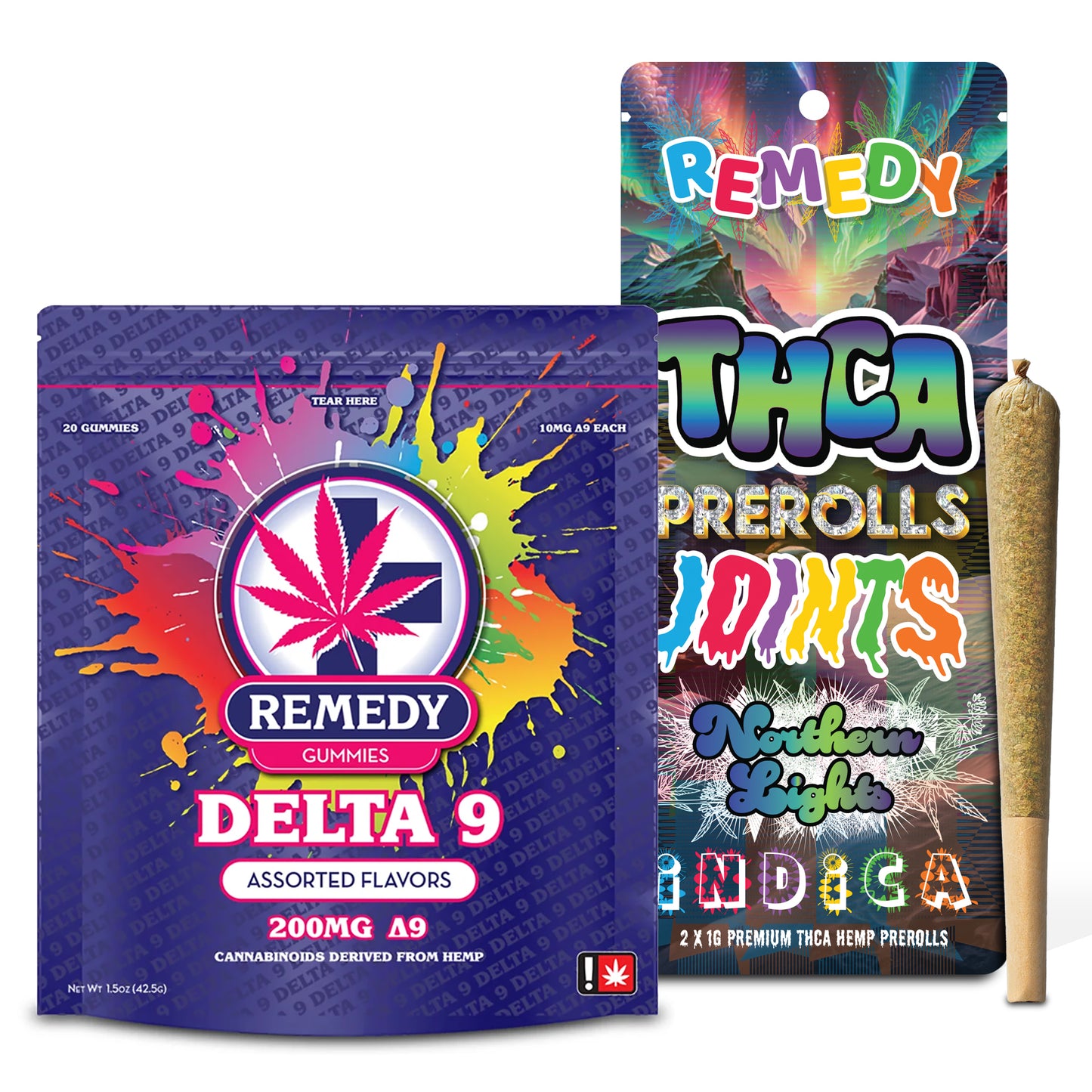 Buy Delta 9 200mg Gummies Get Northern Lights THCA Pre-Rolled Joints For $5.00