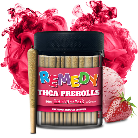 THC-A Pre-Rolls Joints 50 Pack - Berry Gelato